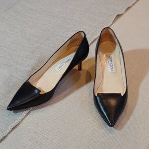 Jimmy Choo career black pumps